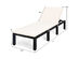 Costway 2 Piece Patio Garden Rattan Lounge Chair Chaise Couch Cushioned Height Adjustable 