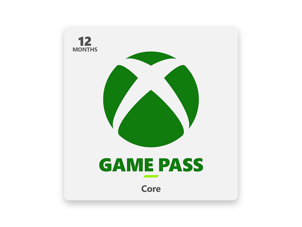 Xbox Game Pass Core: 12-Month Membership - Stackable & Global [Digital Code]