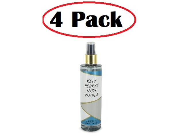 4 Pack of Katy Perry's Indi Visible by Katy Perry Fragrance Mist 8 oz