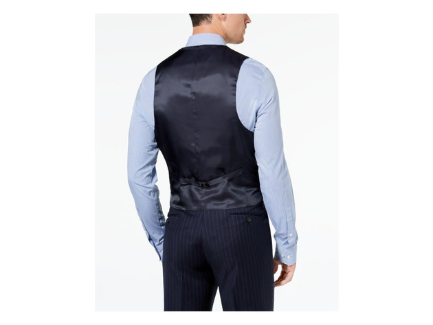 Ralph Lauren Men's Navy Pinstripe Formal Jacket Size M - All Blue Size Medium