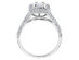 1.25 Carat (ctw H-I, I1-I2) Princess Cut Diamond Engagement Ring & Wedding Band Set in 14K White Gold 