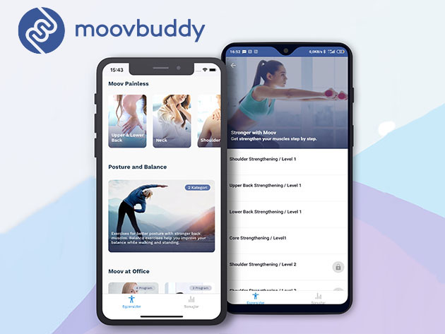 MoovBuddy Exercise App: Lifetime Subscription