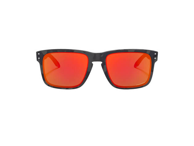 Oakley 9102E955 HOLBROOK - Black Camo with Prizm Ruby