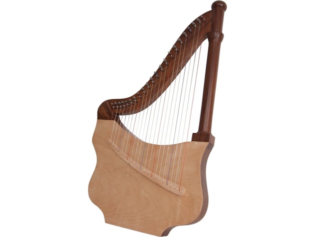 Mid-East LUTH WorldMusic Roosebeck Lute Harp 27" High, 22 Nylon Strings (Used, Damaged Retail Box)