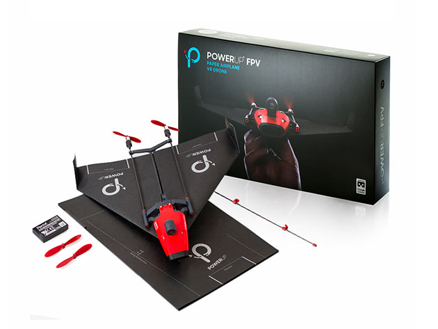 PowerUp X FPV Video Paper Airplane Kit