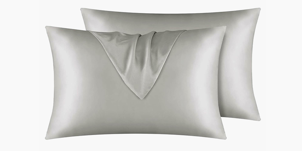 Satin Pillowcases (Grey/2-Pack)