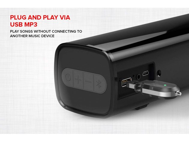 Creative Stage Air Portable Under-Monitor USB-Powered Soundbar (Certified Refurbished)