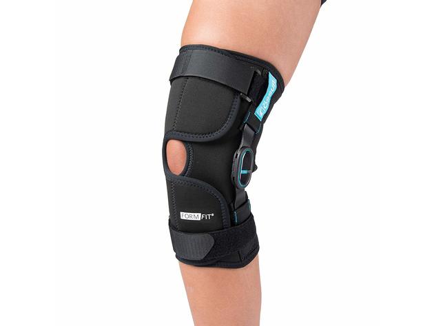 Ossur Formfit ROM Long Knee Wraparound, XXX-Large: 29.5 Inches-32 Inches Circumference, Black