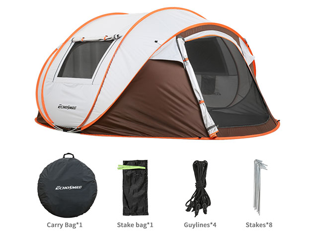 EchoSmile 4-6 Person Pop-Up Tent