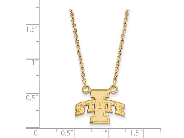 Iowa State University 10K Yellow Gold Small Pendant