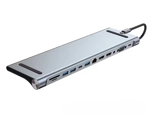 12-in-1 USB-C Hub and Laptop Stand