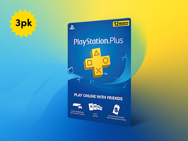 Combine All 3 Codes & Enjoy 3 Years of Unlimited Access to PlayStation Classics or Share Them with Your Gaming Buddies and Family