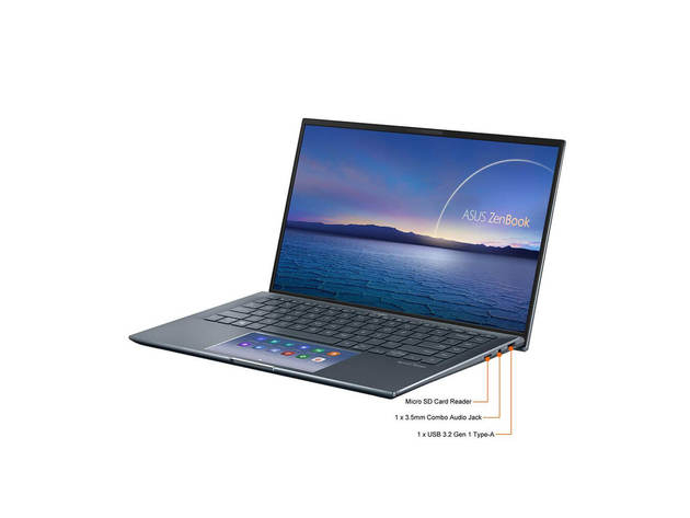 Asus UX435EGXH74 Zenbook 14 inch Pine Grey UX435 Ultra-Slim Laptop