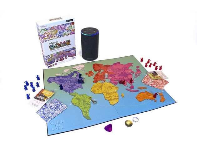 Voice Originals When in Rome Travel Trivia Game Powered by Alexa, Recommended Age: 13+