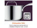 Breville Outlet 32071 Clad Stainless Steel Saute Pan / Frying Pan / Fry Pan with Lid and Helper Handle - 5 Quart, Silve