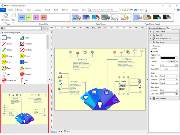 MyDraw Advanced Diagramming Software: Lifetime License