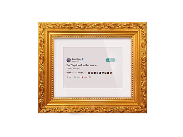 Don't Lost In The Sauce" Mane Framed Tweet | StackSocial