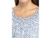 Michael Kors Women's Mini Lily Knit Peasant Top Blue Size Large