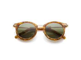 Rounder Sunglasses Havana -Gold / Green