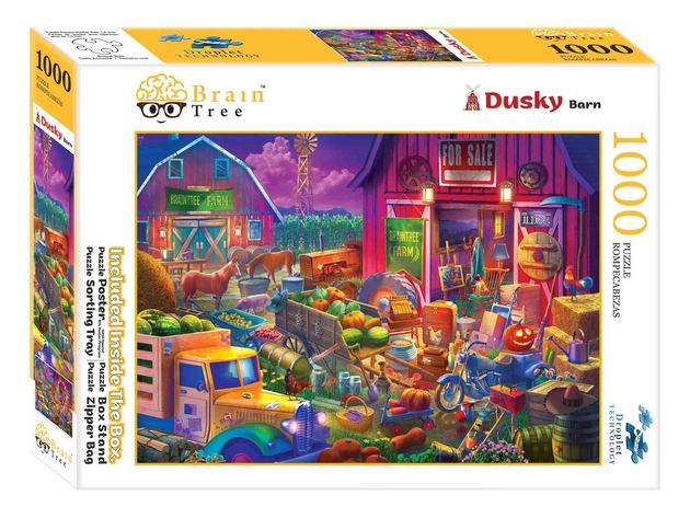 Dusky Barn Quilts Jigsaw Puzzles 1000 Piece