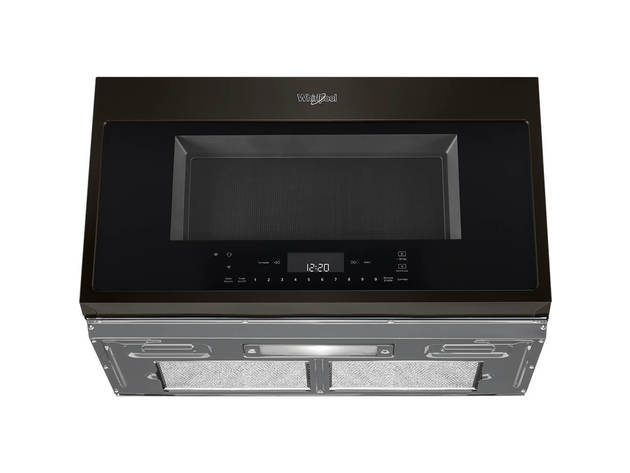 Whirlpool WMH78019HV 1.9 Cu. Ft. Black Stainless Over-the-Range Microwave