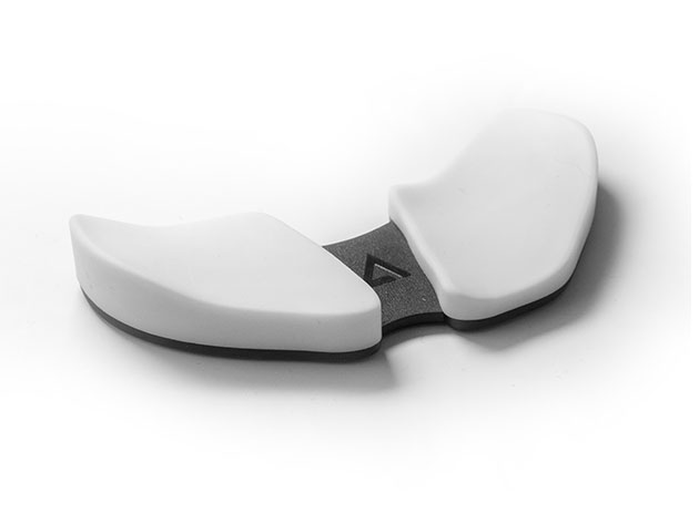 Carpio Ergonomic Wrist Rest (White/2-Pack)