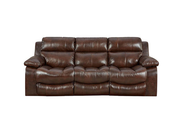 Catnapper 499112689 Positano Cocoa Manual Reclining Sofa