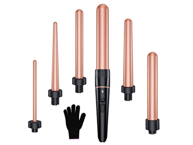 6-In-1 Curling Wand Set