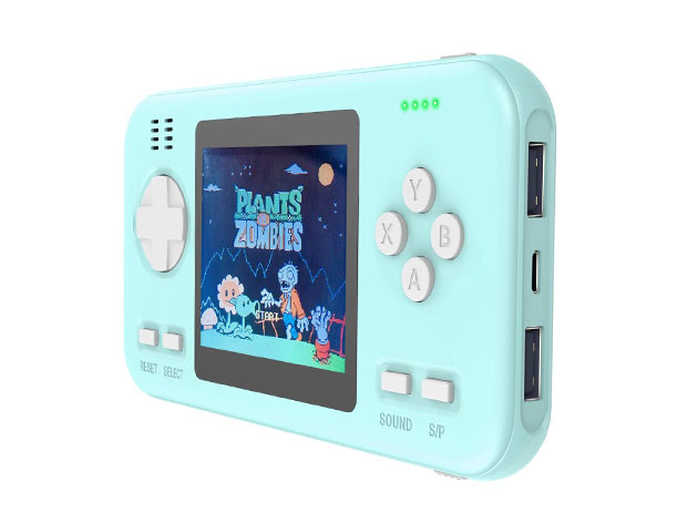 GAMECASE: 416-in-1 Gaming Console + Power Bank (Blue)