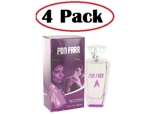 4 Pack of Star Trek Pon Farr by Star Trek Eau De Parfum Spray 3 oz