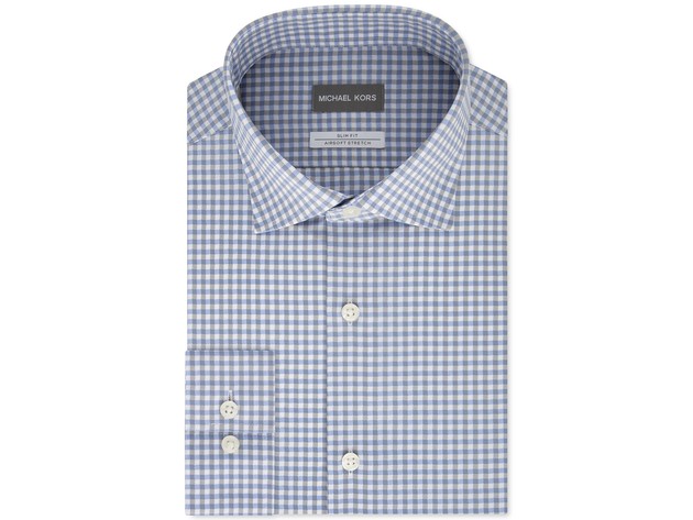 green emerald velvet dress Michael Kors Men`s Slim Fit Button Down Cotton Dress Shirt