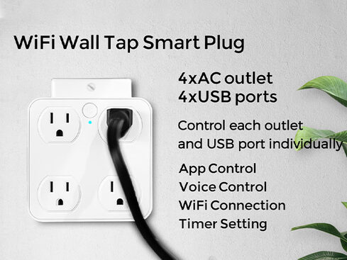 Wireless Wall Tap Smart Plug