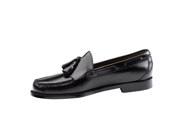 G.H. Bass & Co. Mens Weejuns Layton Leather Tassel Loafer Shoe - 8 M Black