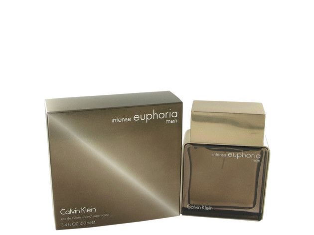 Euphoria Intense by Calvin Klein Eau De Toilette Spray 3.4 oz for Men (Package of 2)
