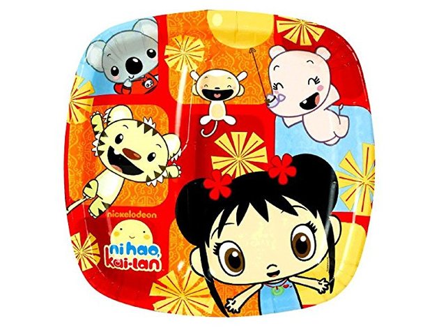 Divided Lunch Plates | Ni Hao Kai Lan Collection | Party Accessory