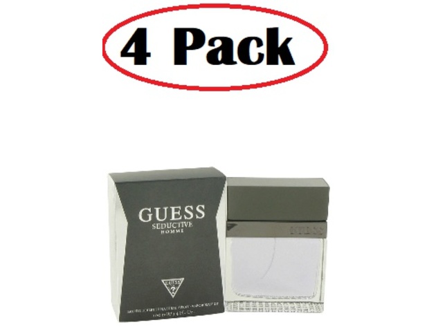 4 Pack of Guess Seductive by Guess Eau De Toilette Spray 3.4 oz