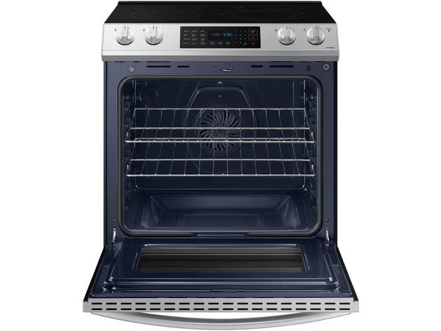 Samsung NE63T8311SS 6.3 cu. ft. Front Control Slide-In Electric Range with Convection & Wi-Fi