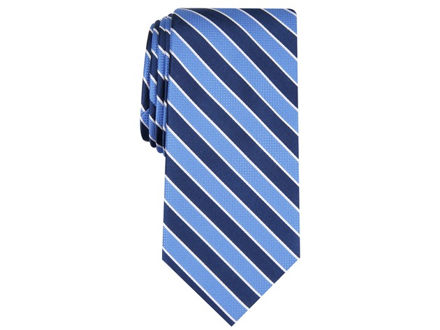 Club Room Men's Stripe Tie Navy - Size Regular