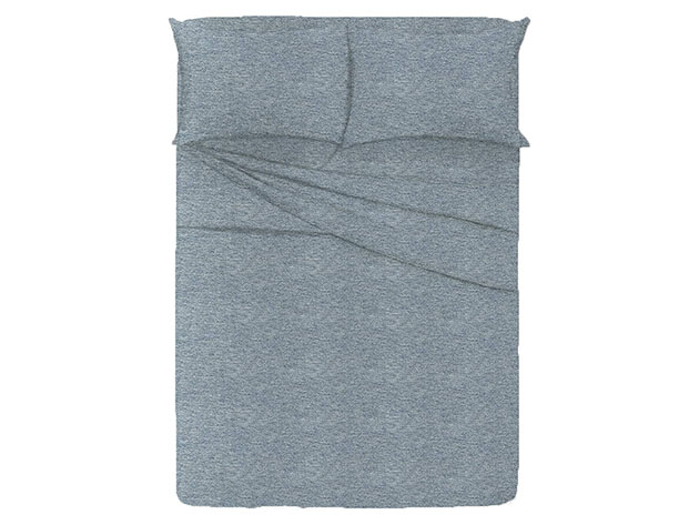 Soft Tees Luxury Cotton Modal Jersey Knit Sheet Set (Chambray)