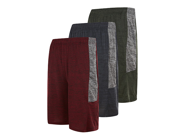 Athletic Shorts for Men with Pockets (3-Pack, Set A/3X-Large)