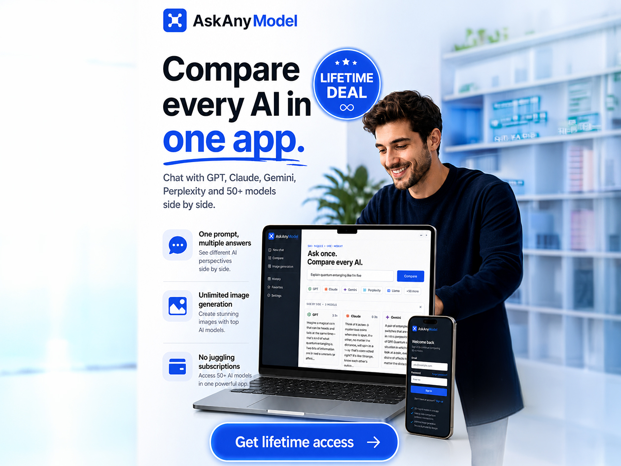 AskAnyModel AI Pro Plan: Lifetime Subscription