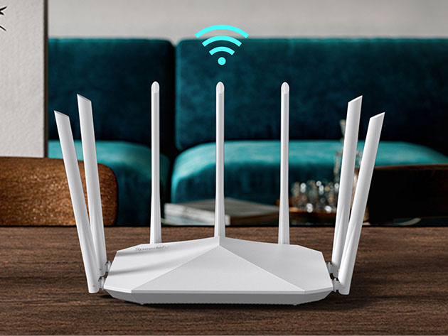 Speedefy AC2100 Smart Wi-Fi Router (White)