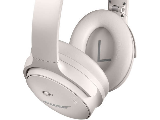 Bose QC45WHITE QuietComfort 45 Noise-Canceling Wireless Over-Ear Headphones - White