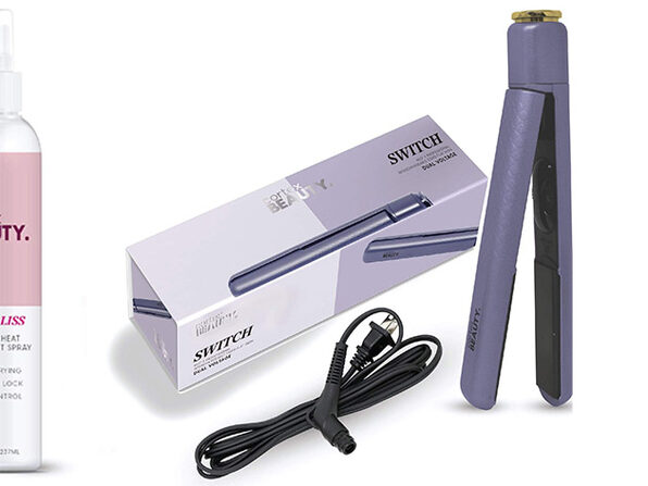Switch Flat Iron & Heat Protectant Spray Bundle (Lavender) - Product Image