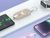 iCharge Nano 2000mAh Keychain USB-C Power Bank & Apple Watch Charger (Creamy Beige)