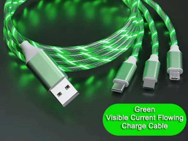 3-in-1 Multi-Connector Charging Cable