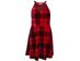 Epic Threads Big Girls Sweetheart Plaid Dress Red Size Small
