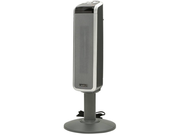 Lasko 5397 Ceramic Plastic/Metal Pedestal Imported Heater with Remote Control (Used, Damaged Retail Box)