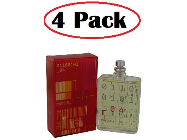 4 Pack of Escentric 04 by Escentric Molecules Eau De Toilette Spray (Unisex) 3.5 oz