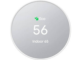 Google Nest GA01334US Programmable Smart Wi-Fi Thermostat for Home - Snow
